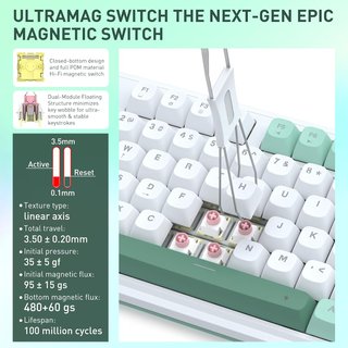 Redragon K745 HE Teclado Mecánico 8K Rapid Trigger