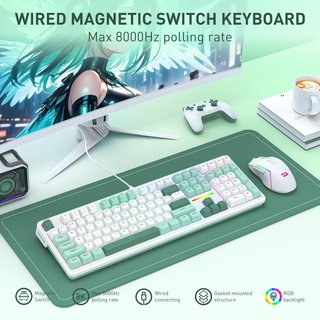 Redragon K745 HE Teclado Mecánico 8K Rapid Trigger