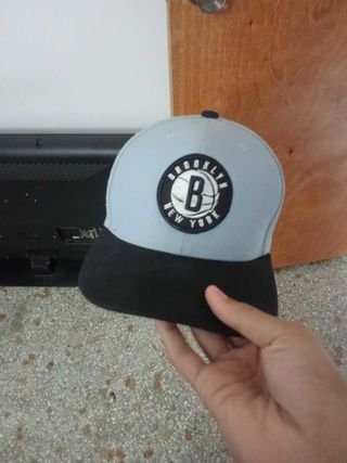 Gorra Brooklyn Nets Negra y Gris