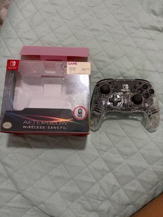Nintendo Switch + Mando afterglow