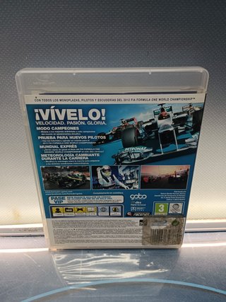 videojuego F1 2012 PS3 (Sony PlayStation 3, 2012)