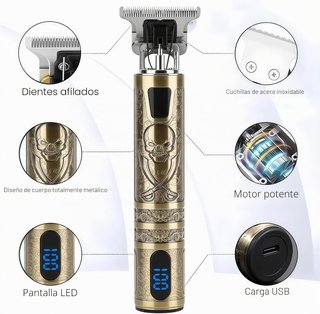 Máquina Cortapelo Profesional Hombre Vintage T9