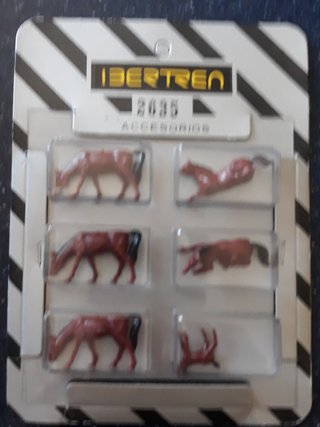 Blíster Caballos Escala HO Ibertrain 2635
