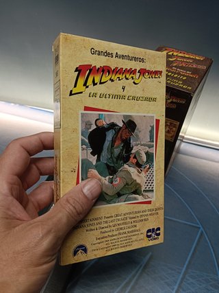 cintas VHS, Indiana Jones Trilogia + grandes aventureros ( como se hizo)