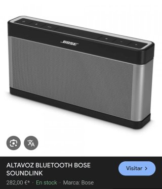 Altavoz Bluetooth Bose Soundlink