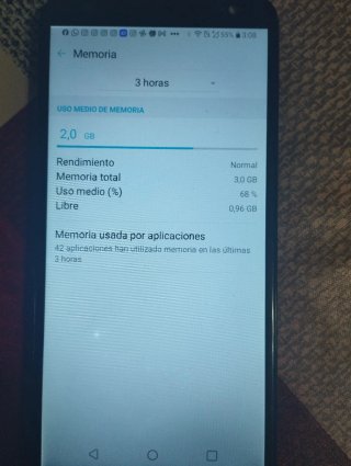 Móvil LG Negro.