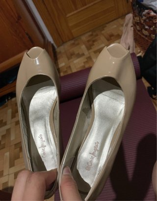 Zapatos tacón nude El Corte Inglés