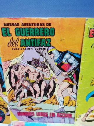 8 cómics EL GUERRERO DEL ANTIFAZ, nº 22-24-32-44-54-55-85-96 (1972/1980)