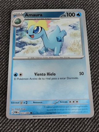 Aurorus, Amaura y Fósil Holo/Reverse Pokémon TCG