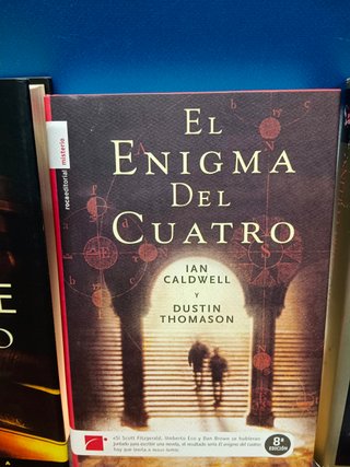 5 novelas, Best sellers, El codice Secreto, El futuro es nuestro, El enigma del cuatro y mas
