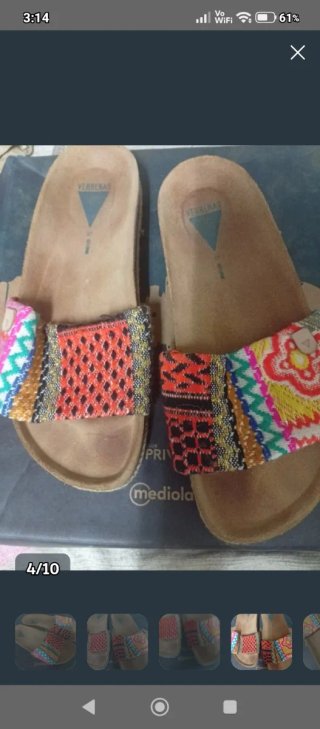 Chanclas Bio Talla 37 Multicolor