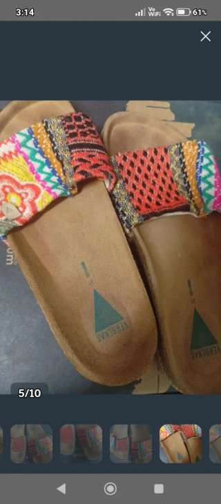 Chanclas Bio Talla 37 Multicolor