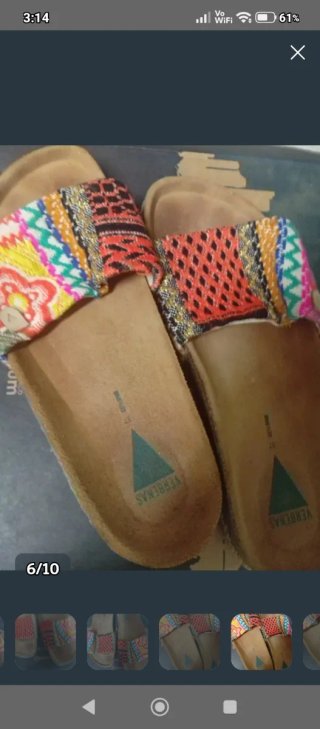 Chanclas Bio Talla 37 Multicolor
