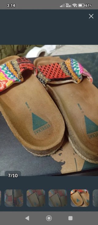Chanclas Bio Talla 37 Multicolor