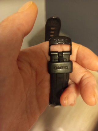 Reloj Casio Negro y Verde Militar