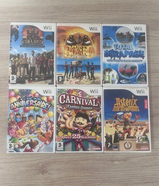 Lote 6 Juegos Wii