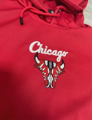 Sudadera Chicago Bulls Roja Nueva