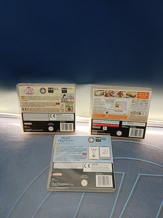 tres videojuegos Cocina Conmigo! Que Preparamos Hoy? + brain Training + Big brain Academy (Nintendo Ds)