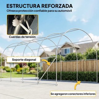 Garaje exterior 3x6m