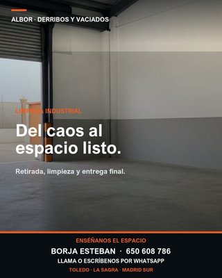 Servicios profesionales Derribos Vaciados Albor