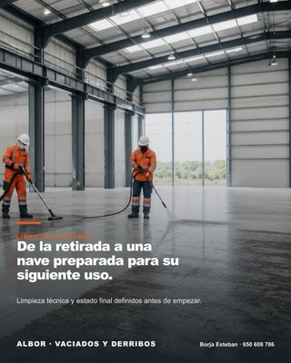 Servicios profesionales Derribos Vaciados Albor