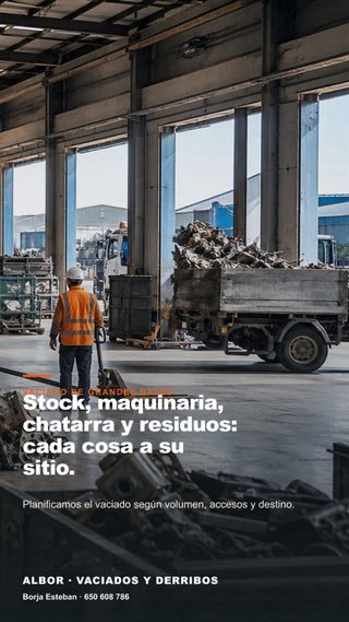 Servicios profesionales Derribos Vaciados Albor