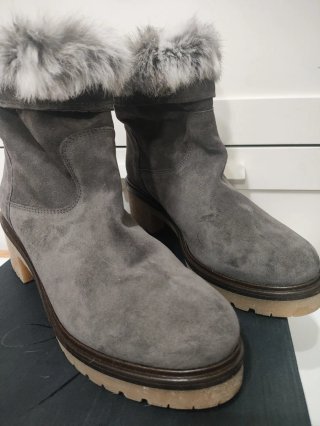 Botines Alpe Mujer Talla 41 Gris NUEVO
