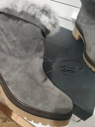 Botines Alpe Mujer Talla 41 Gris NUEVO