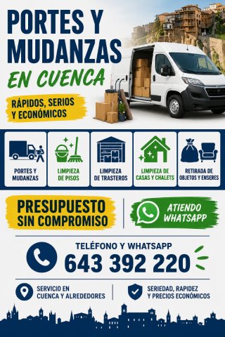 Portes y mudanzas cuenca