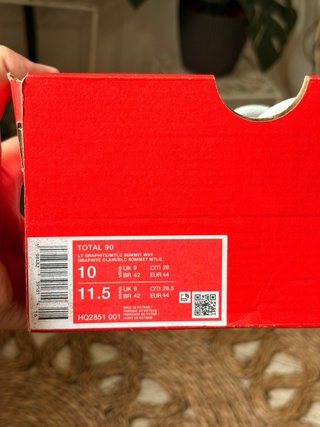 Zapatillas Nike Total 90 Grises y Blancas