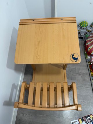 Pupitre infantil madera vintage
