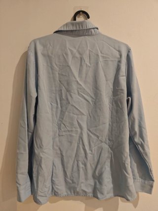 Camisa Algodón Celeste Talle S