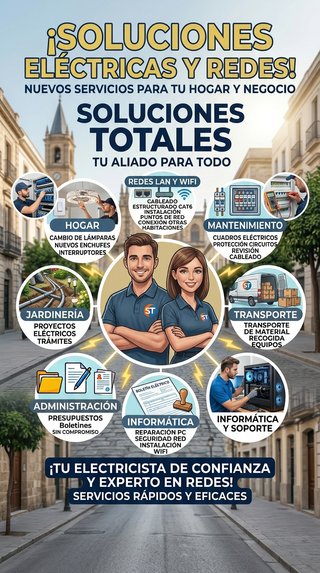 Electricista y servicios para hogar y negocio