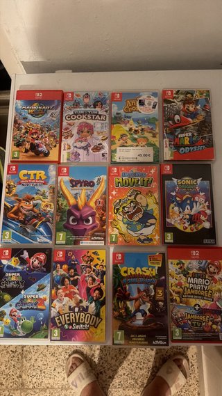 Pack 10 Juegos Nintendo Switch