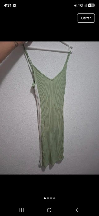 Vestido verde tirantes