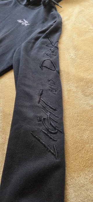 Sudadera H&M Capucha Negra Talla S