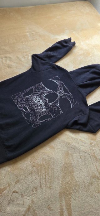 Sudadera H&M Capucha Negra Talla S