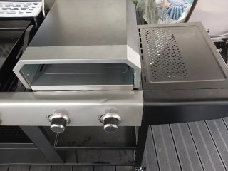 Barbacoa de gas nueva a estrenar