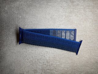 Correa Apple Watch Tejida Azul