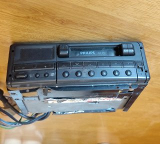 Autorrádio Cassete Vintage Philips DC 352