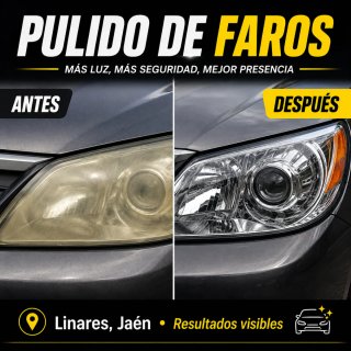 Pulido de faros y coches – Linares, Jaén