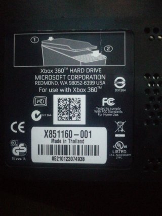 Disco Duro 250GB HDD Xbox 360