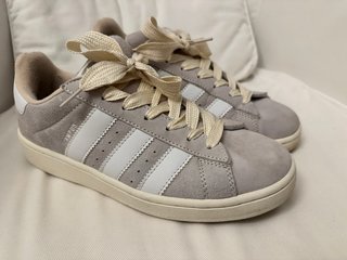 Adidas Campus Gris y Blanco