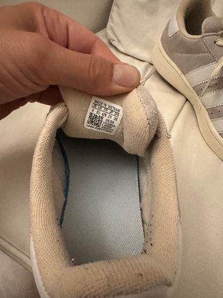 Adidas Campus Gris y Blanco