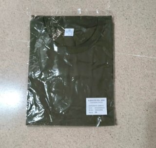 Camiseta Algodón Verde Militar Talla M