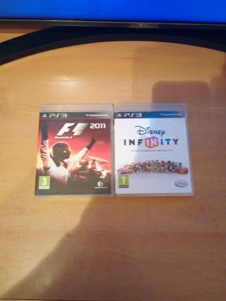 2 Juegos PS3: F1 2011 y Disney Infinity