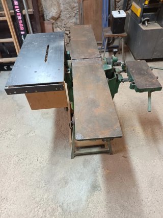 Máquina combinada carpintería