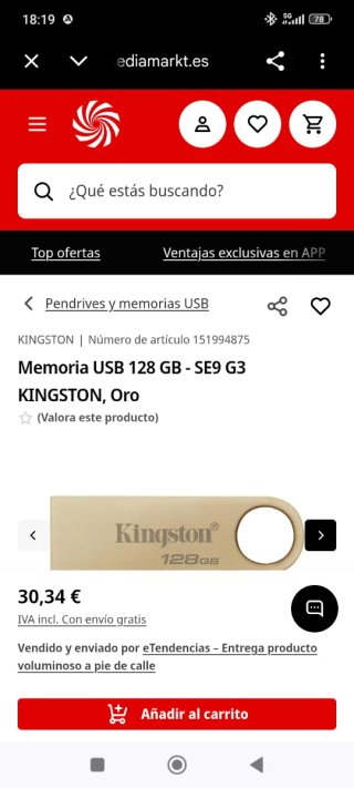Precintado Pendrive Kingston DataTraveler SE9 G3 1