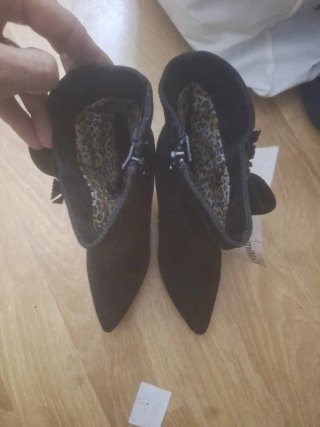 Botines negros tacón alto