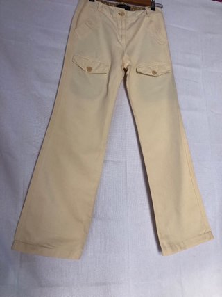 Max Mara Pantalones Beige Cargo